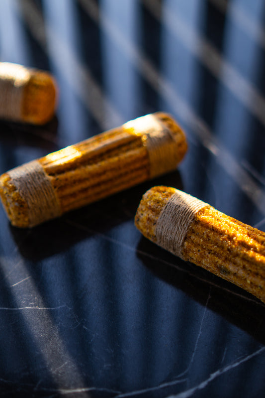 Dzintara masāžas slotiņu un rullīšu komplekts