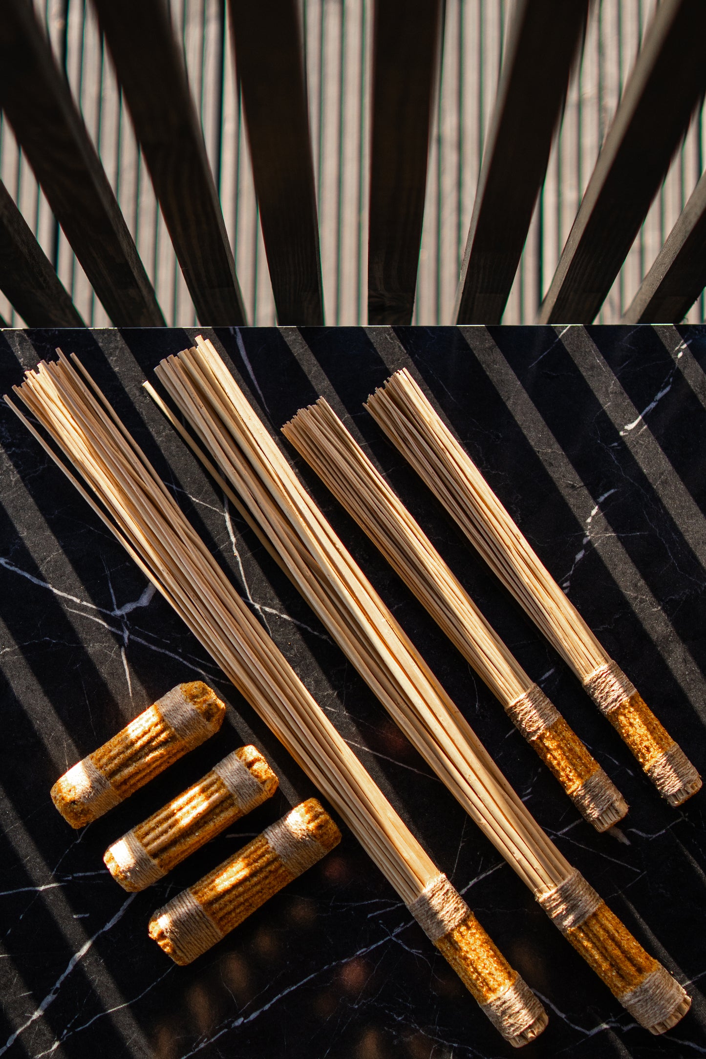 Amber massage brooms and rollers set