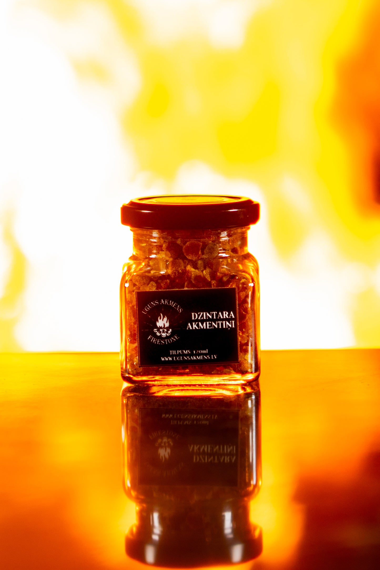 Amber pebbles