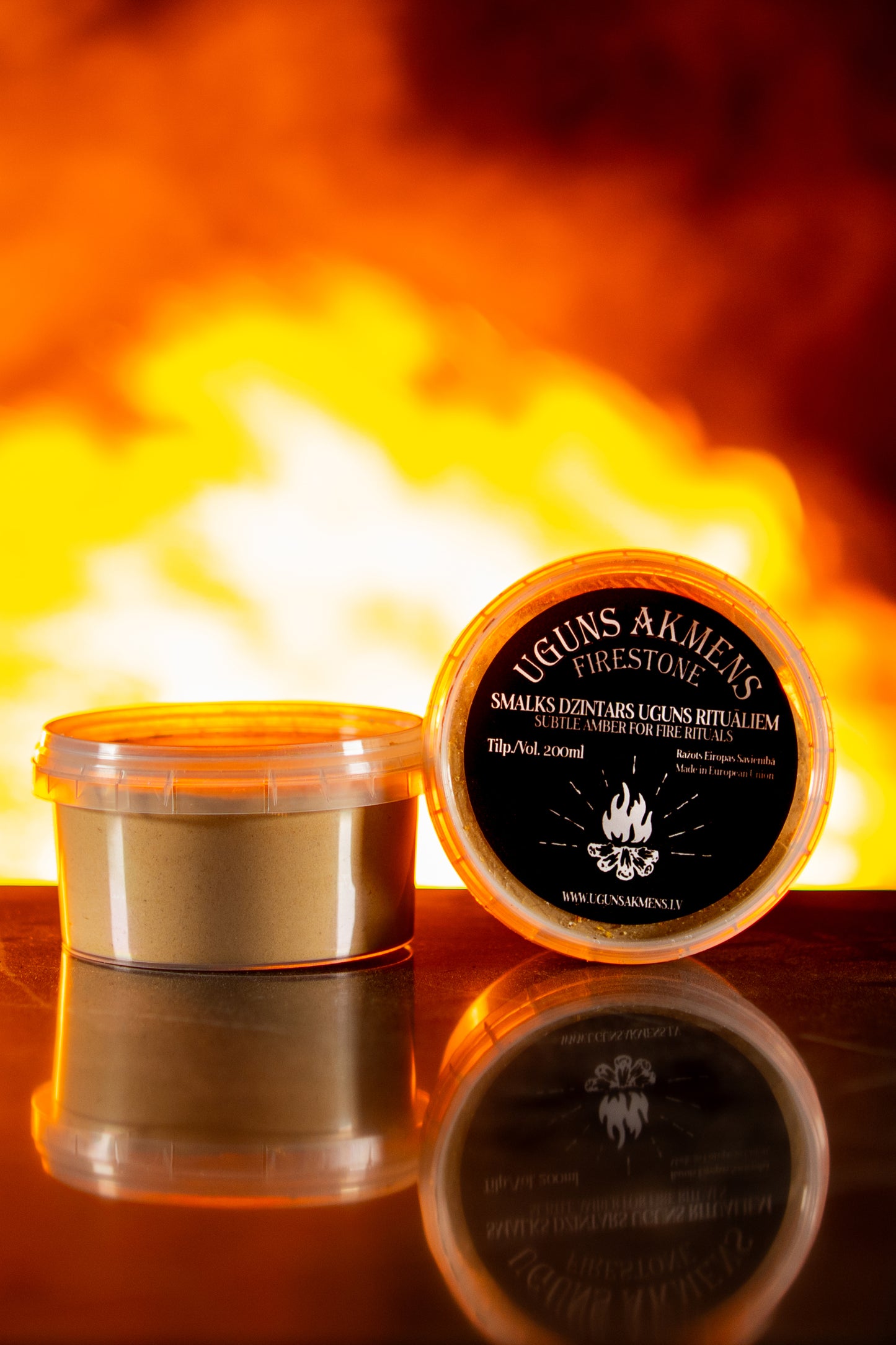 Smalks dzintars uguns rituālam, 200 ml