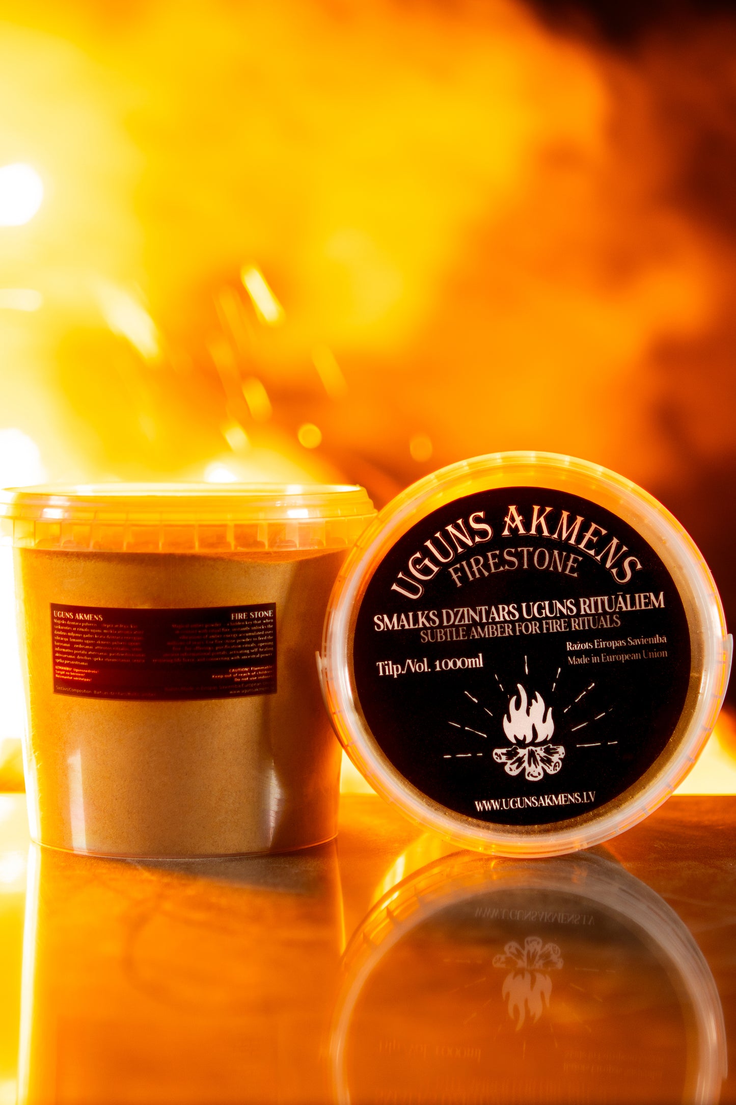Fine amber for fire rituals, 1000 ml