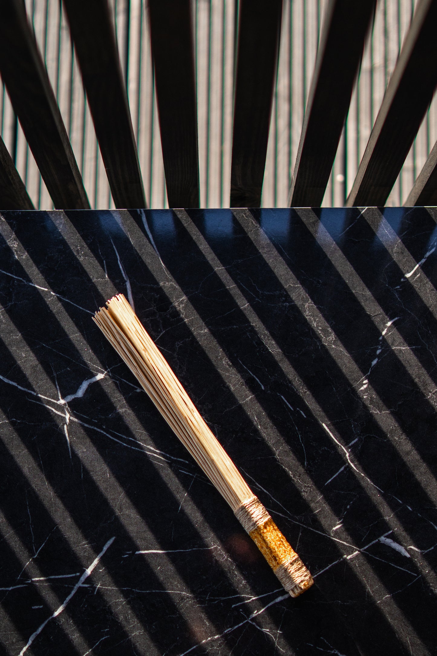 Willow massage brooms with amber, 30cm